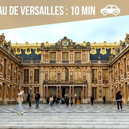 Apartment Sejour A 10 Minutes Du Chateau De Versailles Et 20 Minutes De Roland-garros- Votre Avec Lit King Size